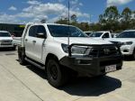 Image for 2021 Toyota Hilux GUN126R SR Double Cab White 6 Speed Sports Automatic Cab Chassis