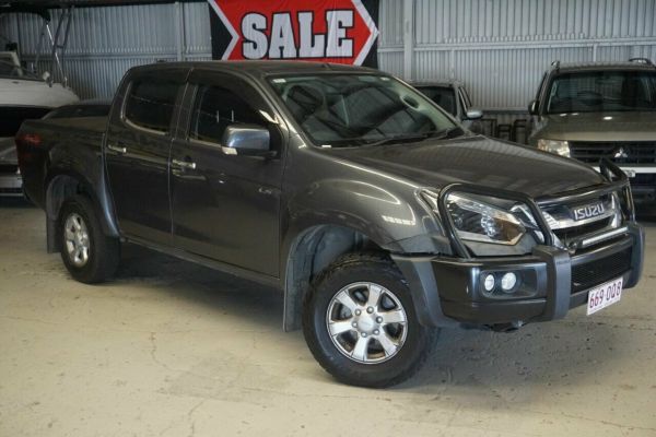 2017 Isuzu D-MAX MY17 LS-M Crew Cab Grey 6 Speed Manual Utility image