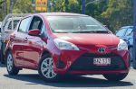 Image for 2018 Toyota Yaris NCP131R SX Red 4 Speed Automatic Hatchback