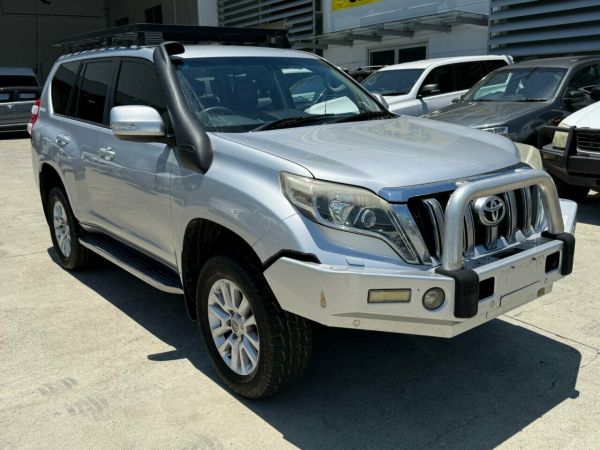 2013 Toyota Landcruiser Prado KDJ150R MY14 VX Silver 5 Speed Sports Automatic Wagon image