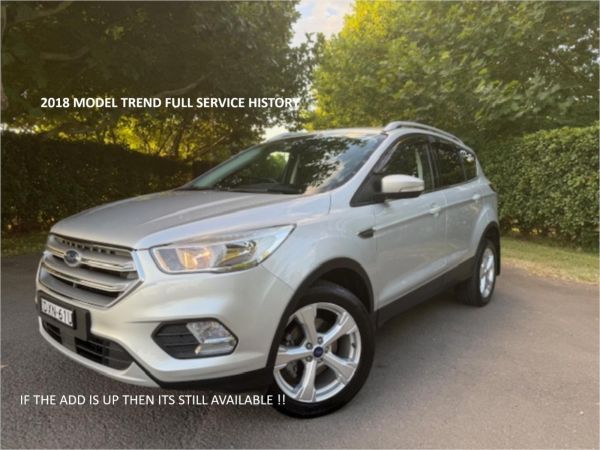 2018 FORD ESCAPE 4D WAGON ZG MY18 TREND (FWD) (5 YR) image