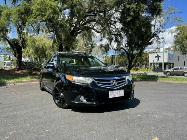 2008 Honda Accord Euro CU Luxury Navi Black 5 Speed Automatic Sedan image