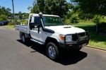 Image for 2017 Toyota Landcruiser LC70 VDJ79R MY17 Workmate (4x4) White 5 Speed Manual Cab Chassis