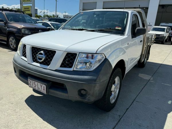 2009 Nissan Navara D40 RX White 6 Speed Manual Cab Chassis image