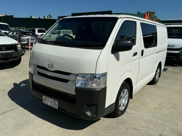 2015 Toyota HiAce KDH201R LWB White 4 Speed Automatic Van image