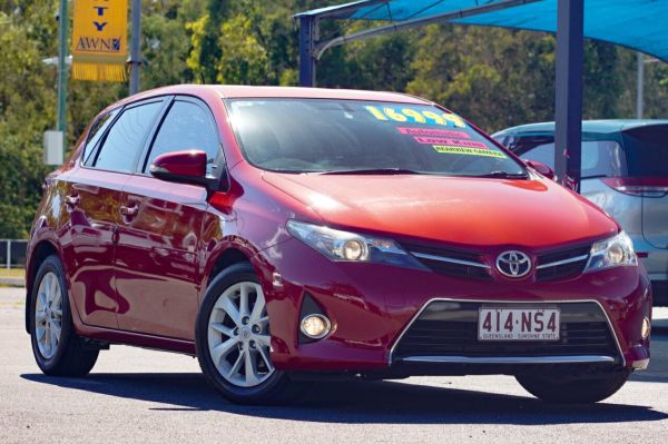 2014 Toyota Corolla ZRE182R Ascent S-CVT Maroon 7 Speed Constant Variable Hatchback image