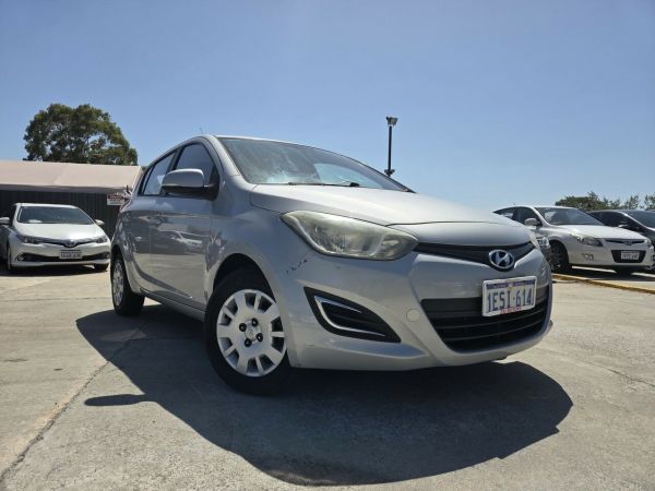 2015 Hyundai i20 PB MY15 Active Silver 4 Speed Automatic Hatchback image