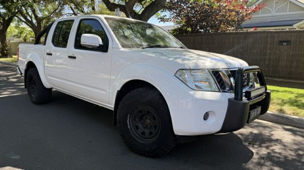 2014 Nissan Navara D40 MY12 Upgrade ST (4x4) White Mist 5 Speed Automatic Dual Cab Pick-up image