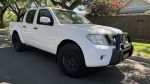 Image for 2014 Nissan Navara D40 MY12 Upgrade ST (4x4) White Mist 5 Speed Automatic Dual Cab Pick-up