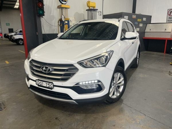 2017 Hyundai Santa Fe DM SER II (DM3) Update Elite CRDi (4x4) White 6 Speed Automatic Wagon image