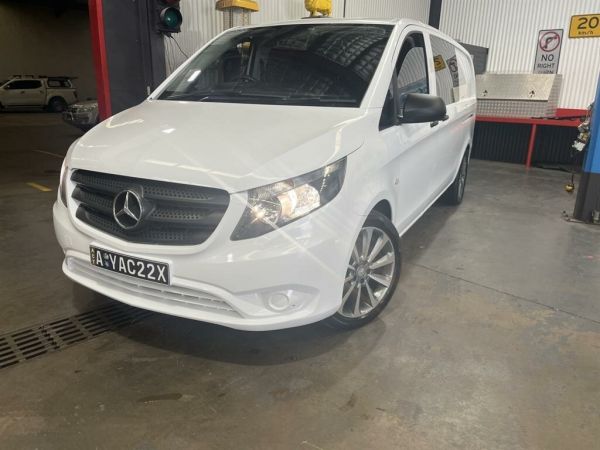 2018 Mercedes-Benz Vito 447 114 BlueTEC LWB Crew Cab White 7 Speed Automatic Van image