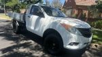 Image for 2013 Mazda BT-50 XT Hi-Rider (4x2) White Crystal 6 Speed Manual Cab Chassis