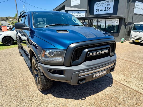 2020 RAM 1500 CREW CAB UTILITY MY20 WARLOCK (BLACK/GREY/HYD BLUE) image