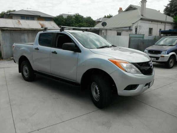 2014 Mazda BT-50 MY13 XT (4x4) Silver 6 Speed Manual Dual Cab Chassis image