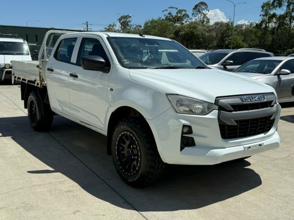 2022 Isuzu D-MAX RG MY22 SX Crew Cab White 6 Speed Sports Automatic Cab Chassis image