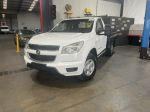 Image for 2015 Holden Colorado RG MY15 DX (4x4) White 6 Speed Manual Cab Chassis