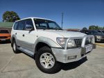 Image for 1999 Toyota Landcruiser Prado VZJ95R Snowy GXL White 4 Speed Automatic Wagon