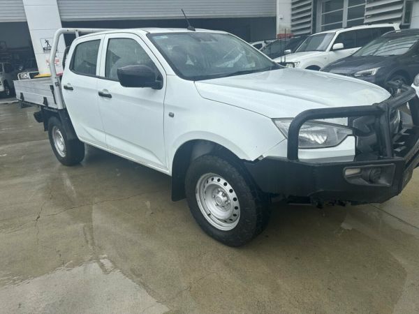 2020 Isuzu D-MAX RG MY21 SX Crew Cab White 6 Speed Sports Automatic Cab Chassis image