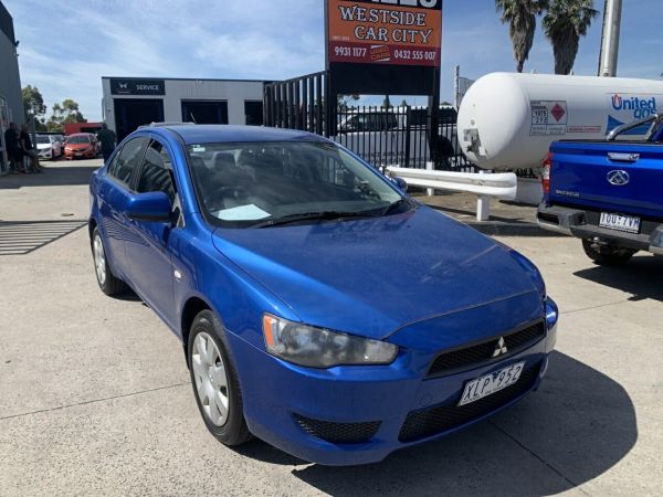 2009 Mitsubishi Lancer CJ MY09 ES Blue 6 Speed CVT Auto Sequential Sedan image
