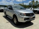 Image for 2016 Mitsubishi Triton MQ MY16 GLX Double Cab Silver 6 Speed Manual Utility