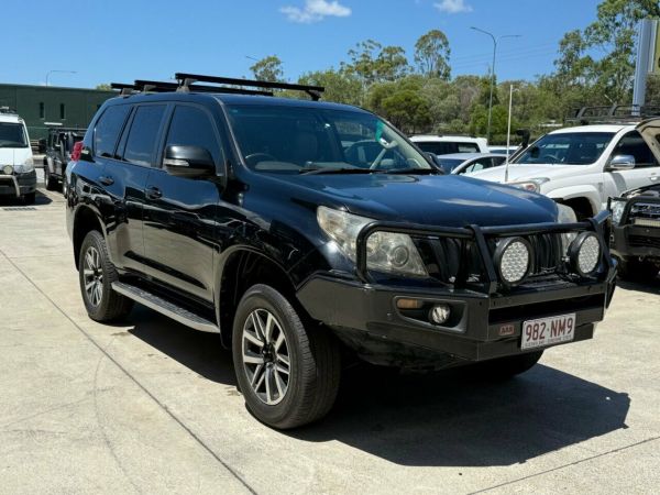 2011 Toyota Landcruiser Prado KDJ150R Kakadu Black 5 Speed Sports Automatic Wagon image