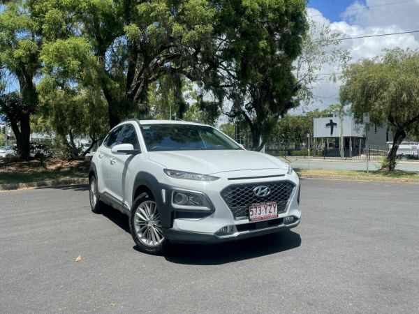 2019 Hyundai Kona OS.2 MY19 Elite 2WD White 6 Speed Sports Automatic Wagon image
