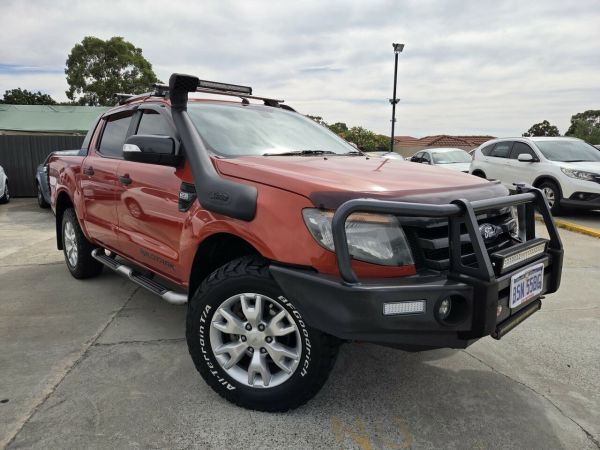 2015 Ford Ranger PX MkII Wildtrak Double Cab Orange 6 Speed Sports Automatic Double Cab image