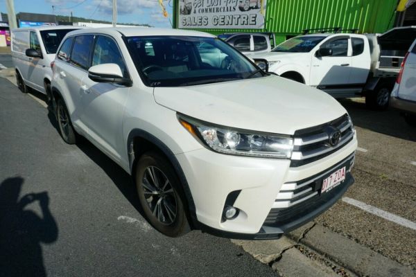 2019 Toyota Kluger GSU50R GX 2WD White 8 Speed Sports Automatic Wagon image