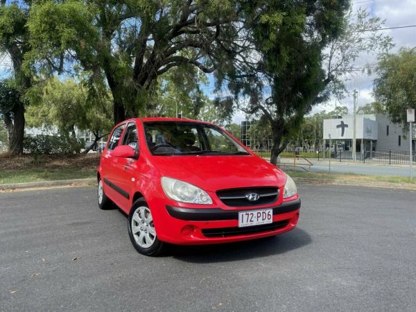 2009 Hyundai Getz TB MY09 S Red 5 Speed Manual Hatchback image