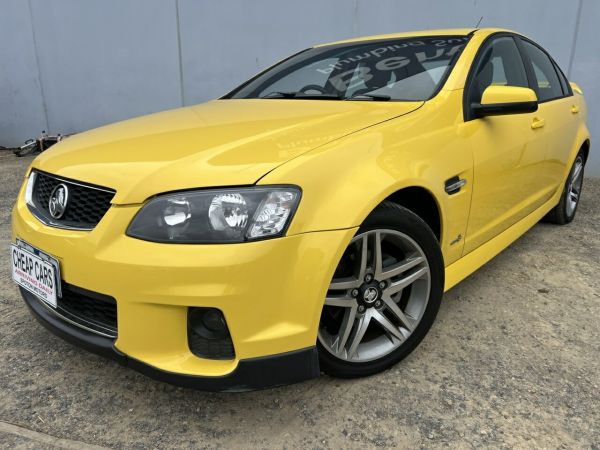 2012 Holden Commodore VE II MY12 SV6 Yellow 6 Speed Automatic Sedan image