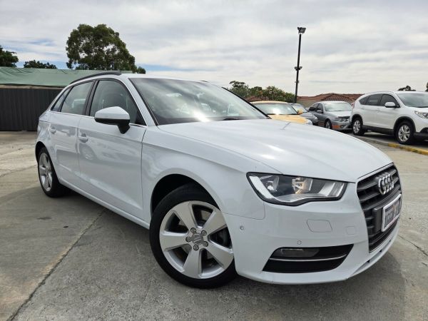 2015 Audi A3 8V MY15 Ambition Sportback S Tronic White 7 Speed Sports Automatic Dual Clutch image