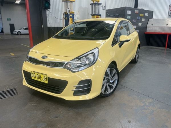 2015 Kia Rio UB MY15 Sport Yellow 4 Speed Automatic Hatchback image
