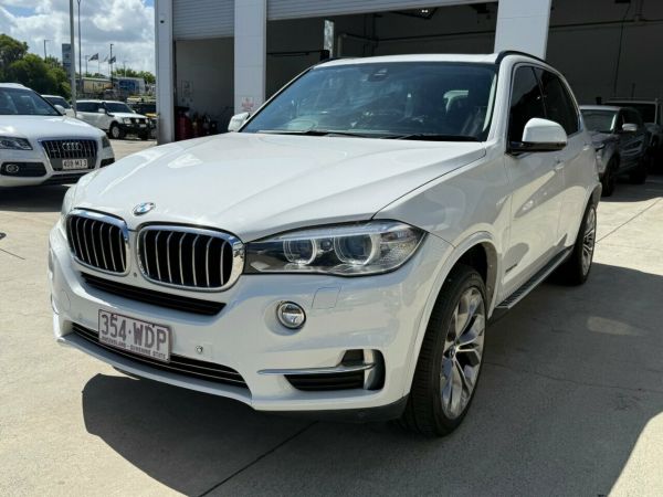 2014 BMW X5 F15 xDrive30d White 8 Speed Sports Automatic Wagon image