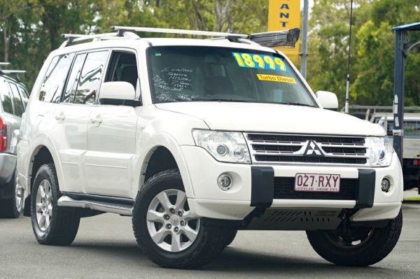 2010 Mitsubishi Pajero NT MY10 GLS White 5 Speed Sports Automatic Wagon image