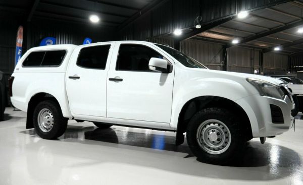 2018 Isuzu D-MAX MY18 SX Crew Cab 4x2 High Ride White 6 Speed Sports Automatic Cab Chassis image