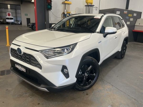 2020 Toyota RAV4 Axah54R Cruiser (AWD) Hybrid White Continuous Variable Wagon image