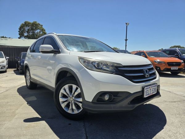 2014 Honda CR-V RM MY15 VTi-S 4WD White 5 Speed Sports Automatic Wagon image