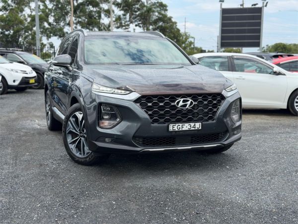 2019 HYUNDAI SANTA FE 4D WAGON TM HIGHLANDER CRDi DARK BURG AWD image