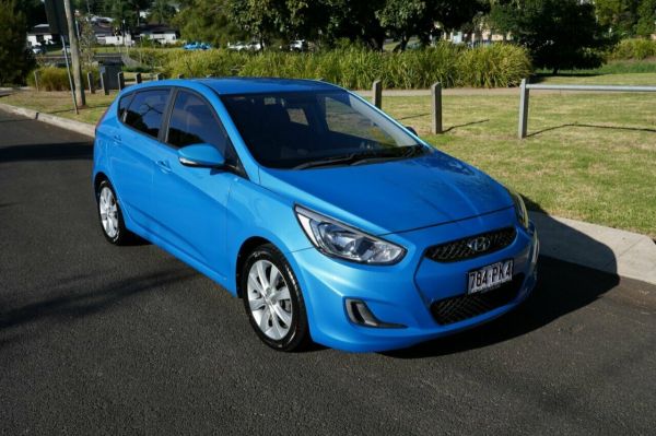2017 Hyundai Accent RB6 MY18 Sport Blue 6 Speed Automatic Hatchback image