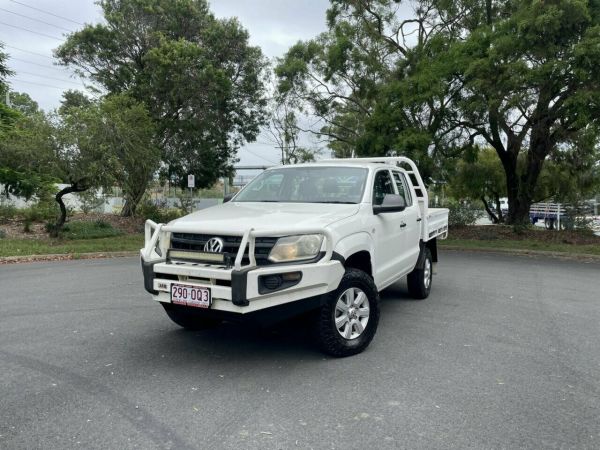 2012 Volkswagen Amarok 2H MY12.5 TDI420 4Motion Perm White 8 Speed Automatic Cab Chassis image
