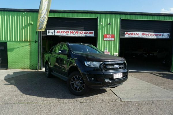 2017 Ford Ranger PX MkII 2018.00MY FX4 Double Cab Black 6 Speed Sports Automatic Double Cab image