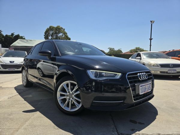 2014 Audi A3 8V Attraction Sportback S Tronic Black 7 Speed Sports Automatic Dual Clutch Hatchback image