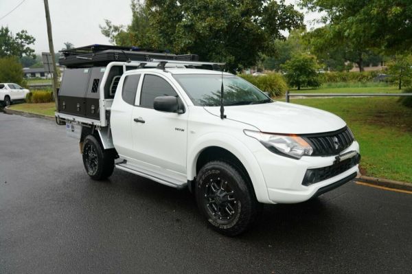 2016 Mitsubishi Triton MQ MY16 GLX (4x4) White 6 Speed Manual Dual Cab Utility image