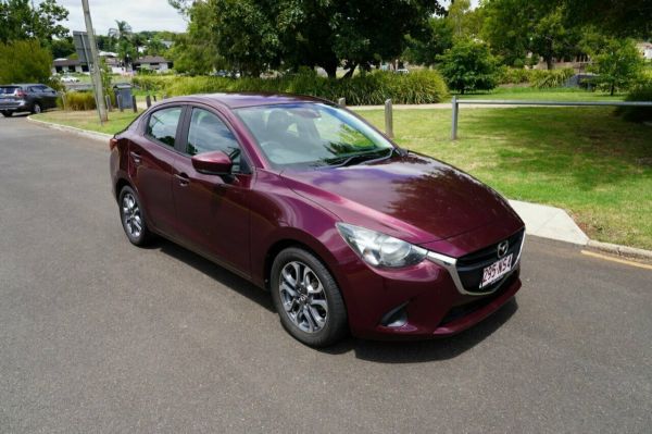 2017 Mazda 2 DL MY17 Neo Maroon 6 Speed Automatic Sedan image