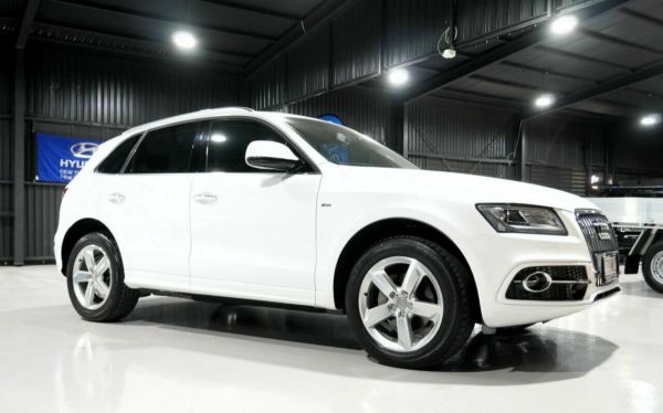 2016 Audi Q5 8R MY16 TDI S Tronic Quattro White 7 Speed Sports Automatic Dual Clutch Wagon image
