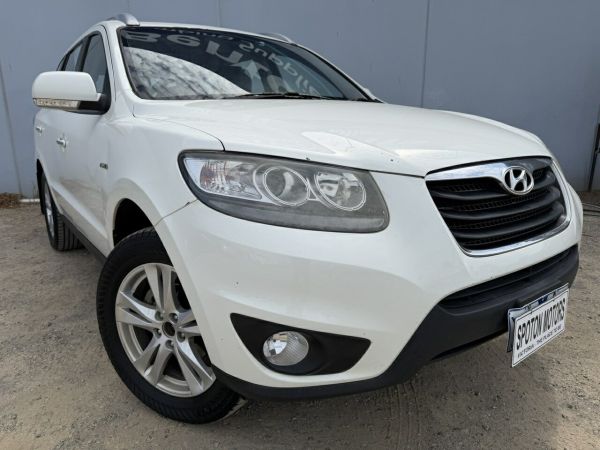 2011 Hyundai Santa Fe CM MY12 Highlander CRDi (4x4) White 6 Speed Automatic Wagon image