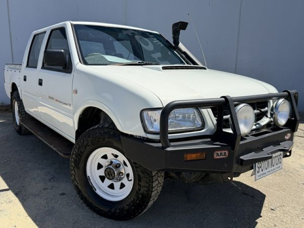2002 Holden Rodeo TFR9 MY02 LX (4x4) White 5 Speed Manual Crew Cab Pickup image