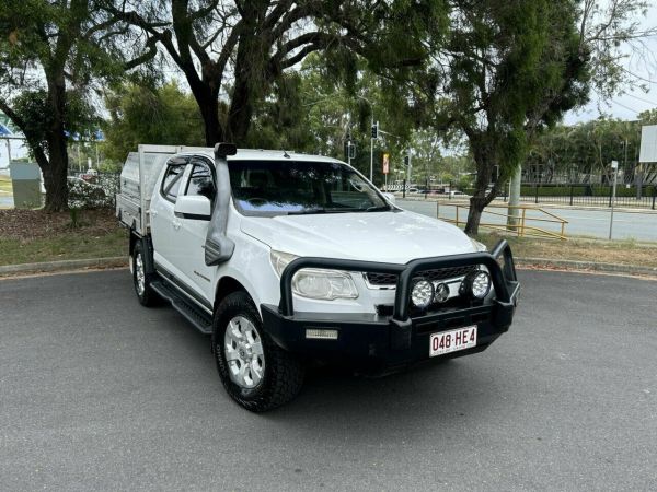 2014 Holden Colorado RG MY14 LT Crew Cab White 6 Speed Sports Automatic Utility image
