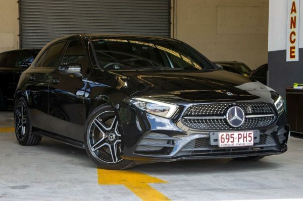 2018 Mercedes-Benz A-Class W177 A250 DCT 4MATIC Black 7 Speed Sports Automatic Dual Clutch Hatchback image