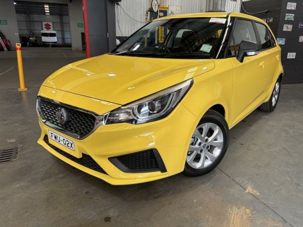 2023 MG MG3 Auto SZP1 MY23 Core Yellow 4 Speed Automatic Hatchback image